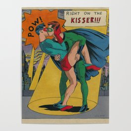 Right on the Kisser Poster