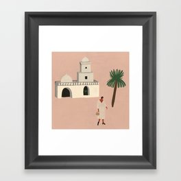 Lonely in Marrakech Gerahmter Kunstdruck