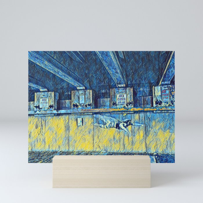 Under the Overpass Mini Art Print