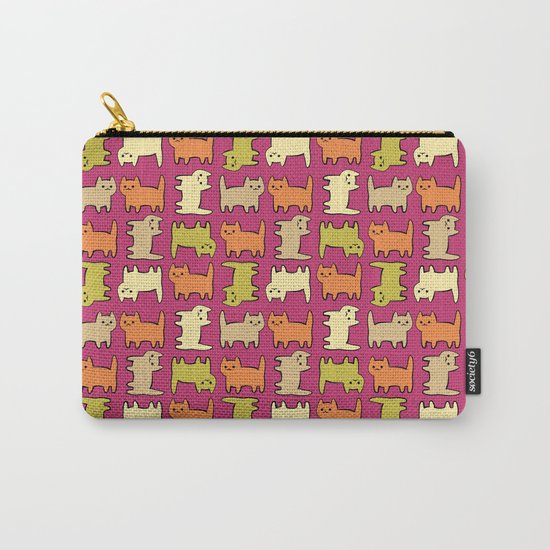 Cartoon Kitties Carry-All Pouch
