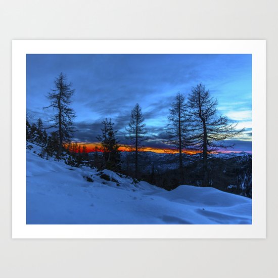 Warm Streak 1 Art Print