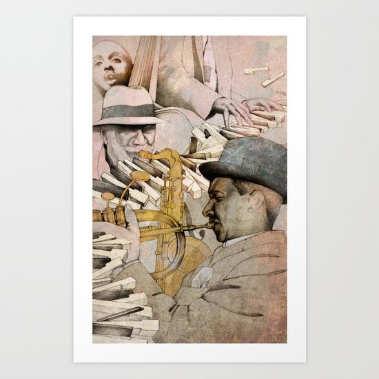 JAZZ Art Print