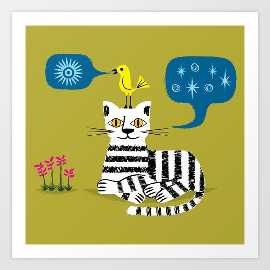 The Conversation Art Print