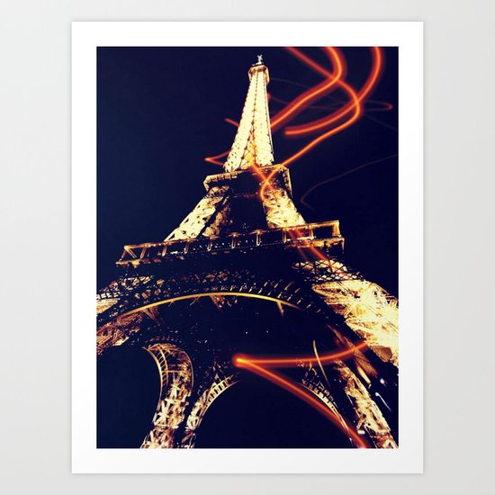 the Eiffel Tower Art Print