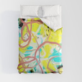 Abstract expressionist Art. Abstract Painting 45. Comforter