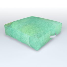 Abstract Jade Waters  Outdoor Floor Cushion