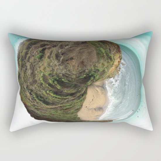 Bells Beach tiny world Rectangular Pillow