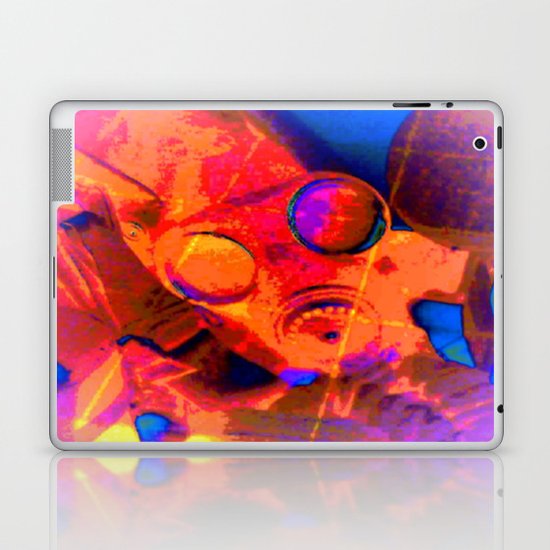 Abstract Gasmask Laptop & iPad Skin