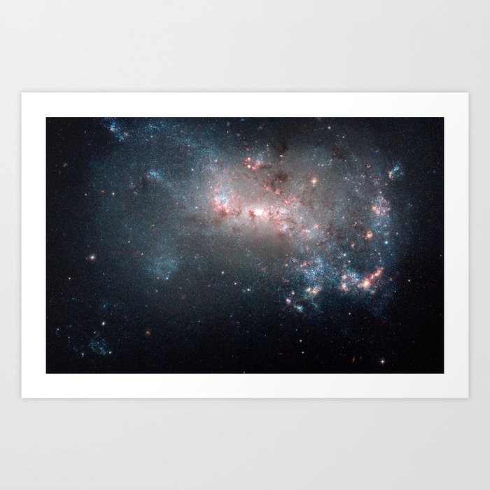 Starburst - Captured by Hubble Telescope Art Print