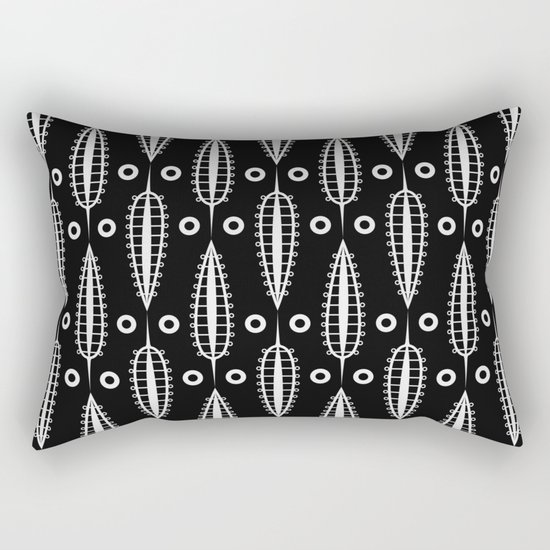 Art Deco No. 20 Fishnet white sheets . Rectangular Pillow
