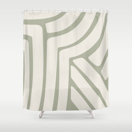 Abstract Stripes LXXXVIII Shower Curtain