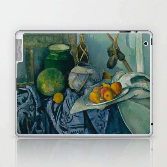 Paul Cezanne "Still Life with a Ginger Jar and Eggplants" Laptop & iPad Skin
