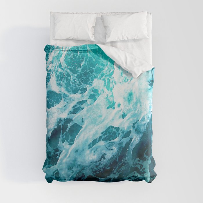 Out There In The Ocean Duvet Cover By, Society6 Duvet Cover Washing