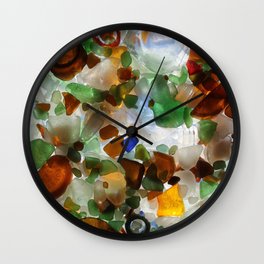 Undersea Glass Wall Clock