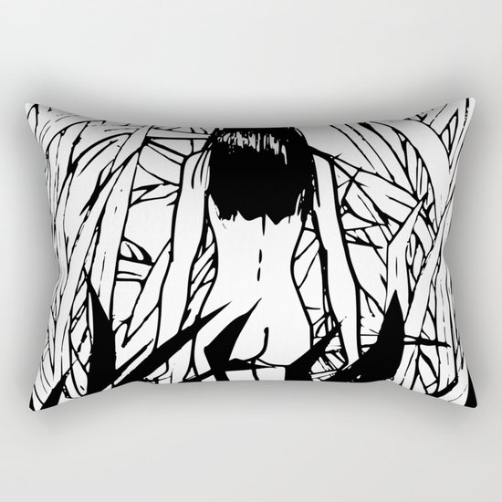 Bush nude Rectangular Pillow