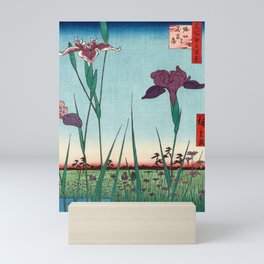 Horikiri Iris Garden, 1857 by Utagawa Hiroshige Mini Art Print