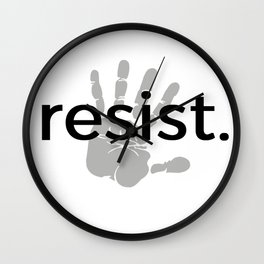 Resist Wall Clock