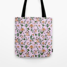 Cute Fennec Fox Pattern Tote Bag
