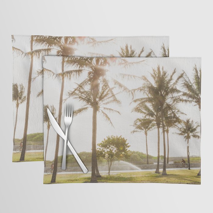 South Beach Morning - Miami Photography Placemat