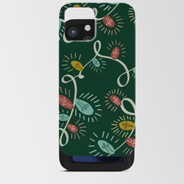 cute christmas light pattern iPhone Card Case