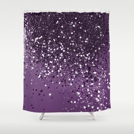 PURPLE Glitter Dream #1 (Faux Glitter) #shiny #decor #art #society6 Shower Curtain