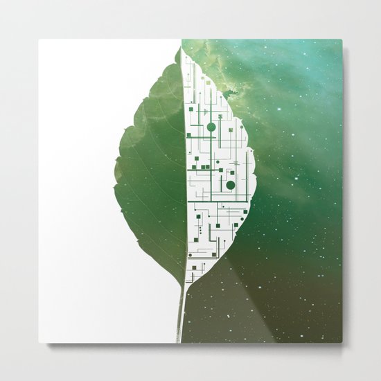BIONIC LEAF Metal Print