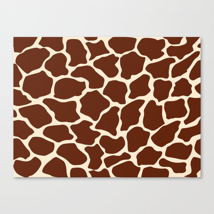 Giraffe pattern Canvas Print