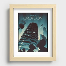 Welcome to Croydon Recessed Framed Print