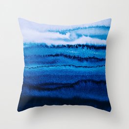 WITHIN THE TIDES - PORTUGAL BLUE Throw Pillow