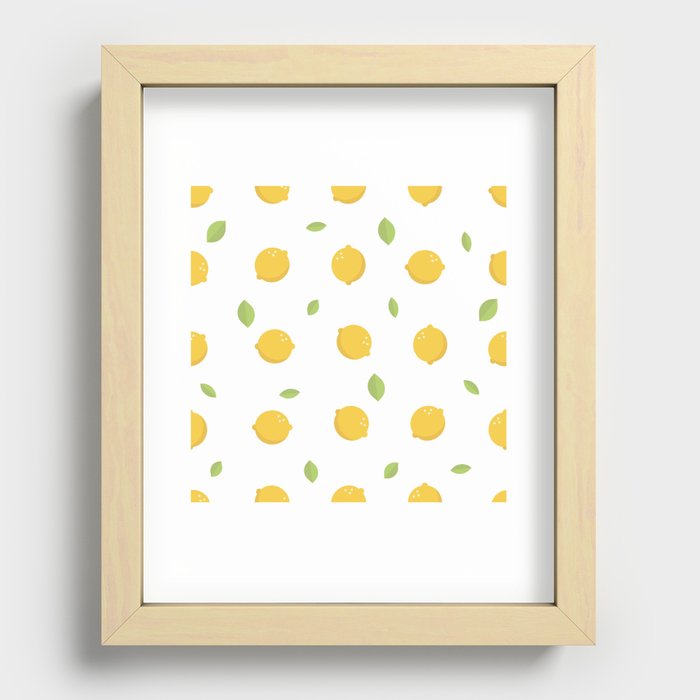 Lemon_ Recessed Framed Print