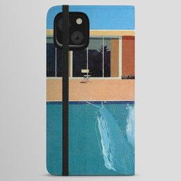 David Hockney exhibition Poster Print iPhone Wallet Case
