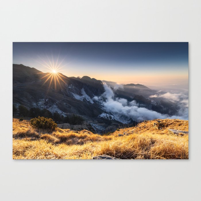 Sunrise Star Canvas Print