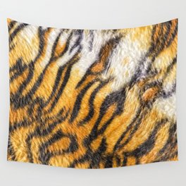 Tiger fur pattern Wall Tapestry