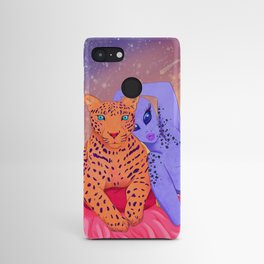 Alien Babe Leopard Lounge Print Android Case