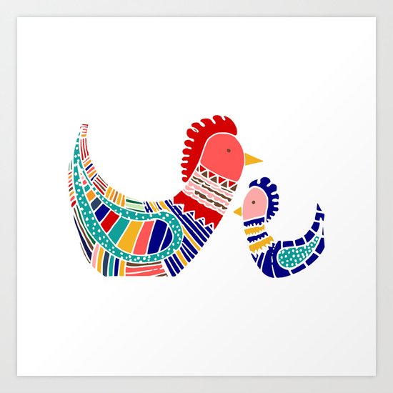 Rooster Art Print