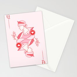 Queen Of Hearts Stationery Cards