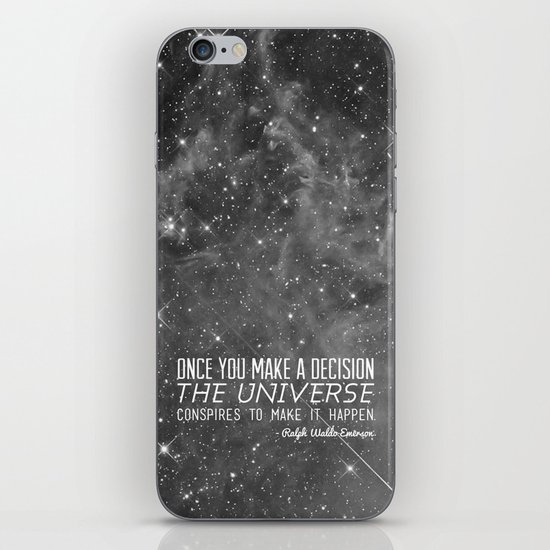 Put yourself out there iPhone Skin