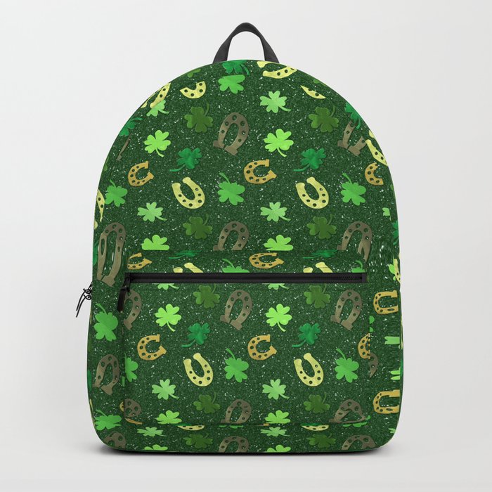 Lucky Charms Glitter Pattern Backpack