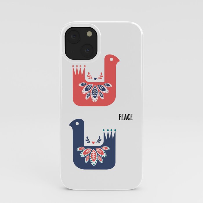 Peace Birds iPhone Case