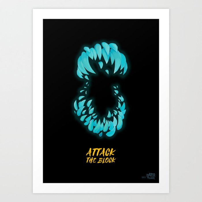 Attack the Block Art Print