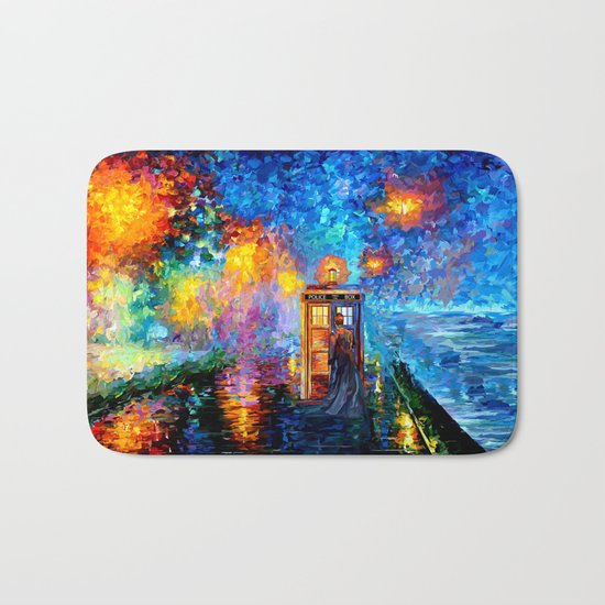 The 10th Doctor who Starry the night Art painting iPhone 4 4s 5 5c 6 7, pillow case, mugs and tshirt Bath Mat