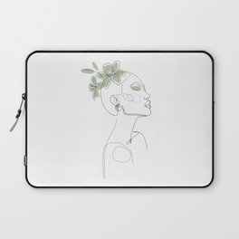 Matcha Lily Lady Laptop Sleeve