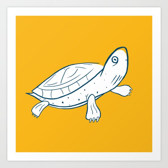 Turtle Art Print