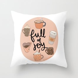 Fall Full of Joy Throw Pillow