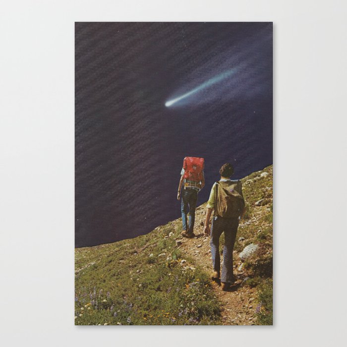 Night hike Canvas Print