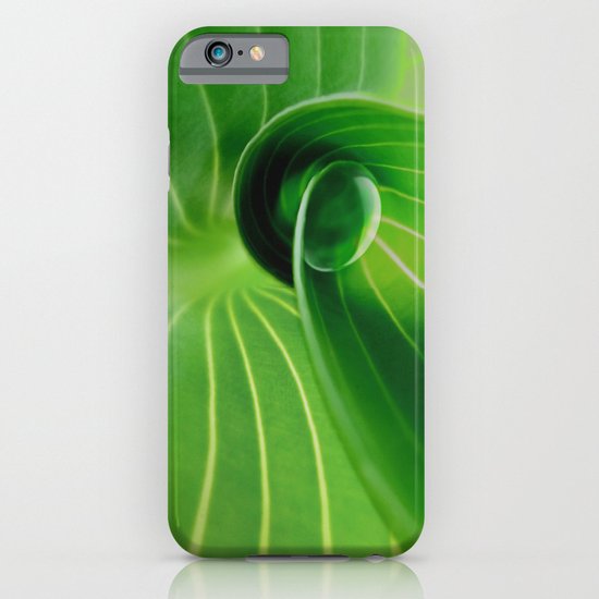 Leaf / Hosta with Drop (2) iPhone & iPod Case