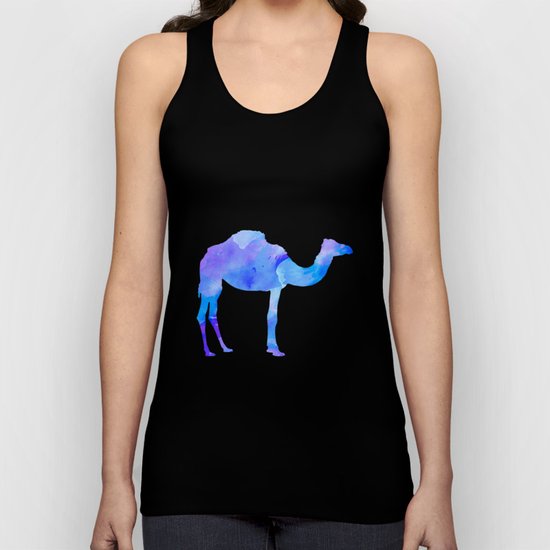 Abstract Camel Unisex Tank Top