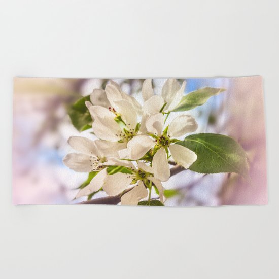 Apple blossom Beach Towel