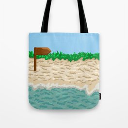 Summer Beach Front Tote Bag