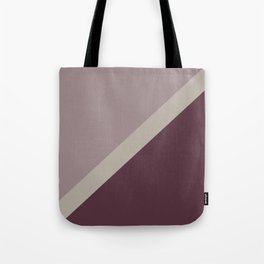 Purple Pink-Purple Taupe Gray Stripe Design 2021 Color of the Year Epoch and Accent Shades Tote Bag